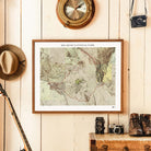 Big Bend Shaded Relief Map - Muir Way - Relief Series