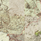 Big Bend Shaded Relief Map - Muir Way - Relief Series