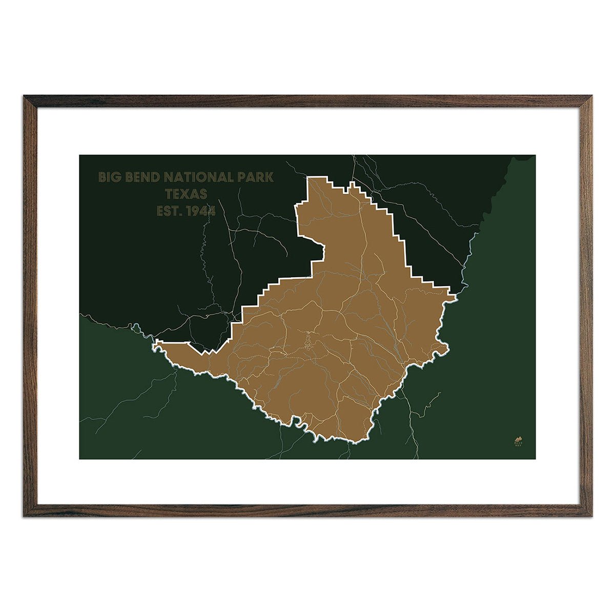 Big Bend National Park Map - Muir Way - National Park