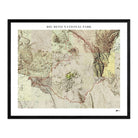 Big Bend Shaded Relief Map - Muir Way - Relief Series
