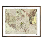 Big Bend Shaded Relief Map - Muir Way - Relief Series