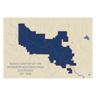 Black Canyon of the Gunnison National Park Map - Muir Way - National Park