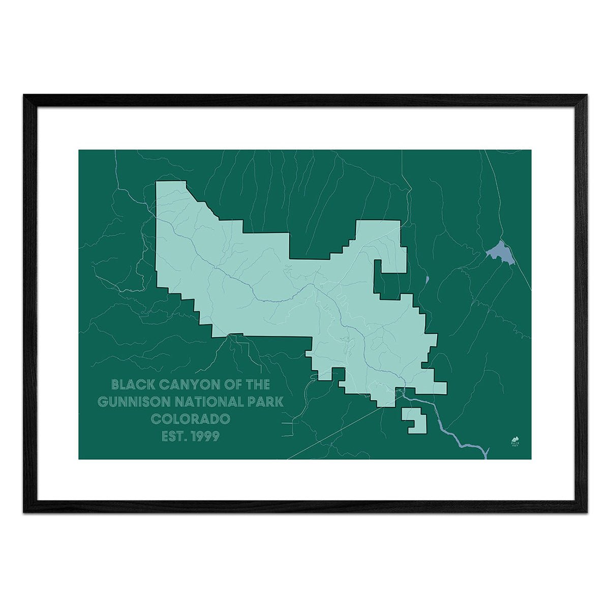 Black Canyon of the Gunnison National Park Map - Muir Way - National Park