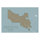 Black Canyon of the Gunnison National Park Map - Muir Way - National Park
