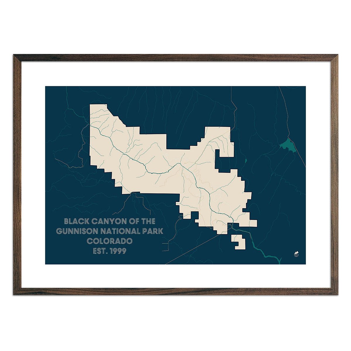 Black Canyon of the Gunnison National Park Map - Muir Way - National Park