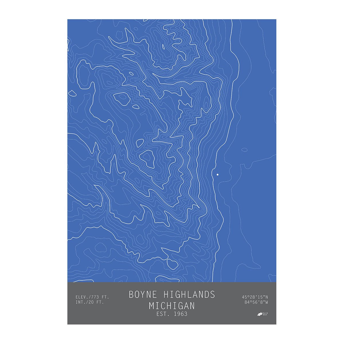 Boyne Highland, Michigan - Muir Way - TOPO Series