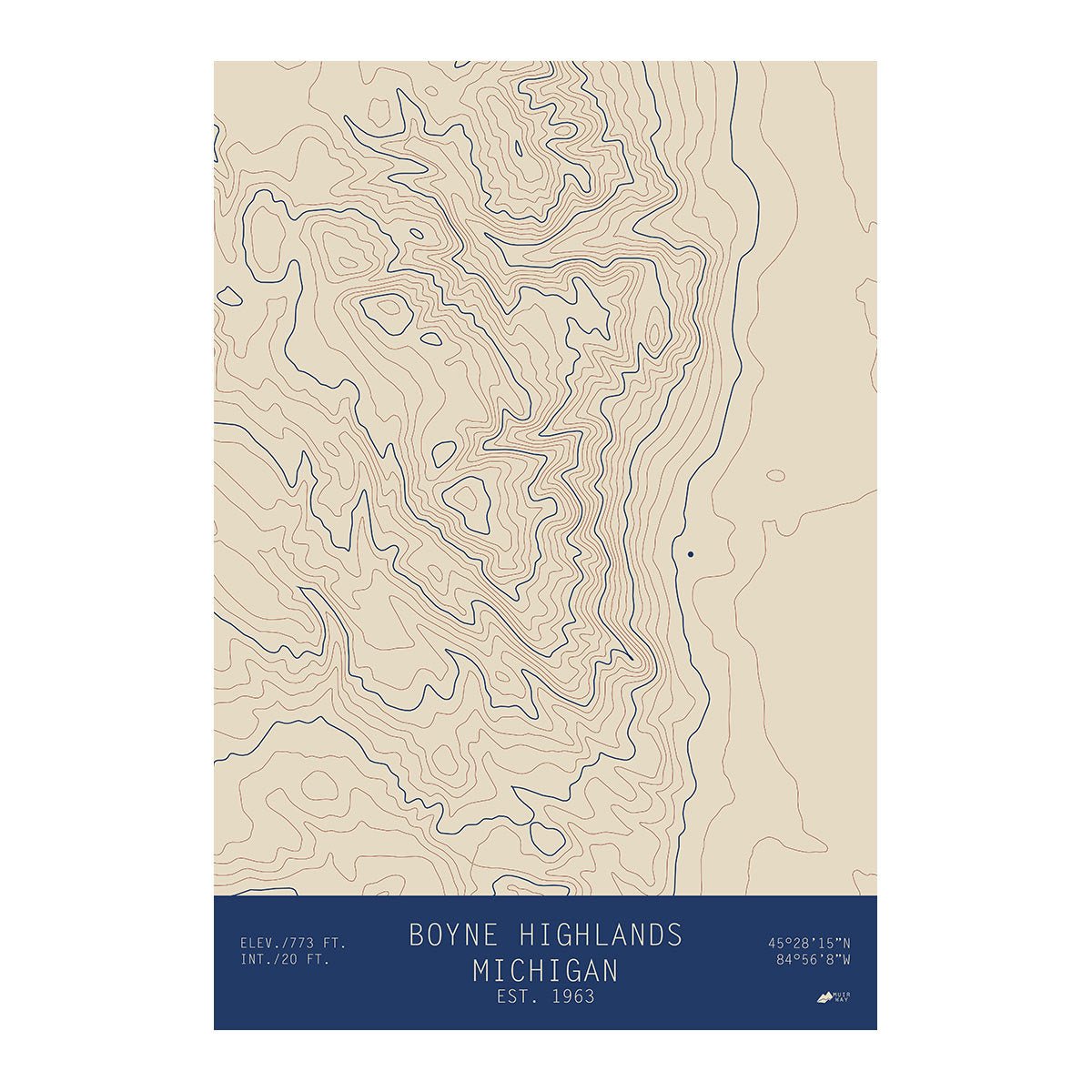 Boyne Highland, Michigan - Muir Way - TOPO Series
