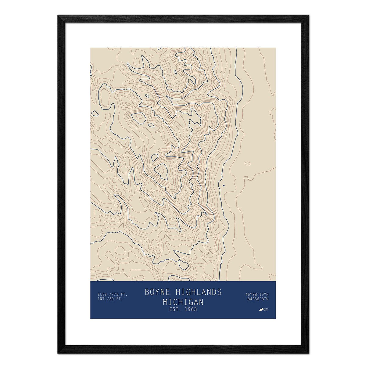 Boyne Highland, Michigan - Muir Way - TOPO Series
