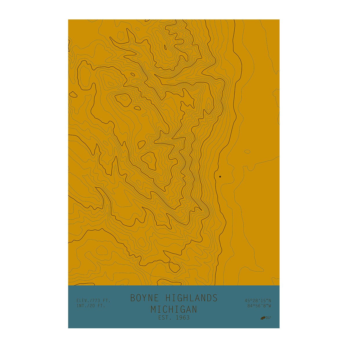 Boyne Highland, Michigan - Muir Way - TOPO Series