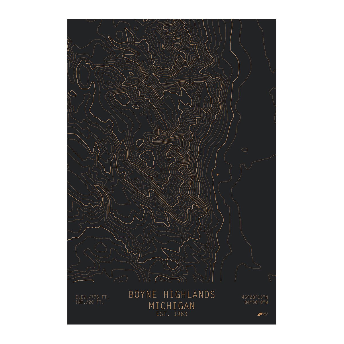 Boyne Highland, Michigan - Muir Way - TOPO Series