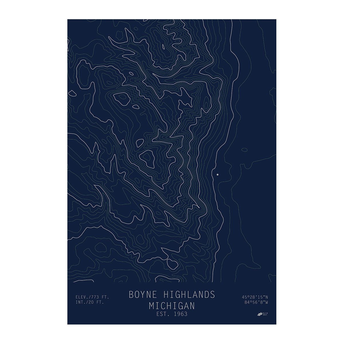 Boyne Highland, Michigan - Muir Way - TOPO Series