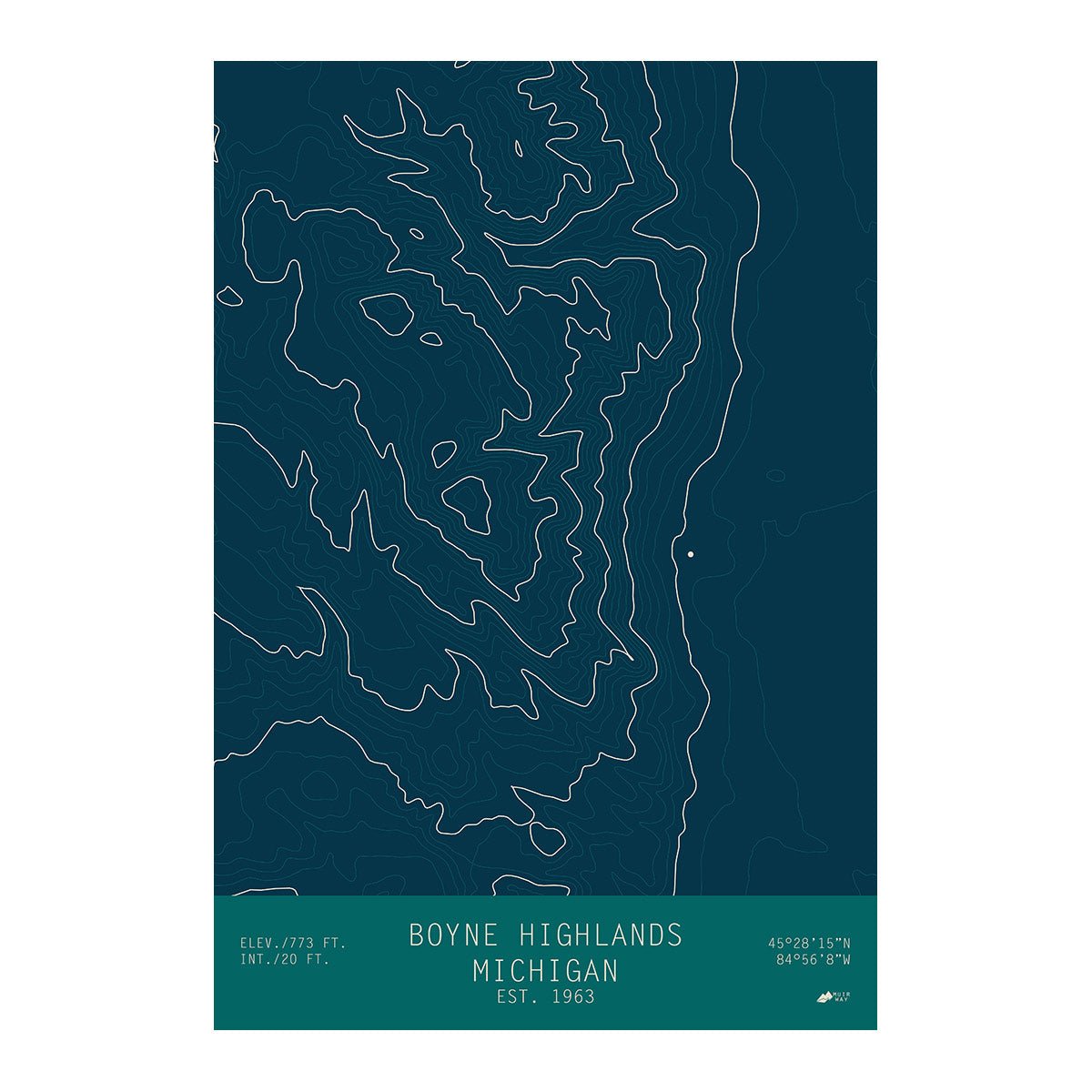 Boyne Highland, Michigan - Muir Way - TOPO Series