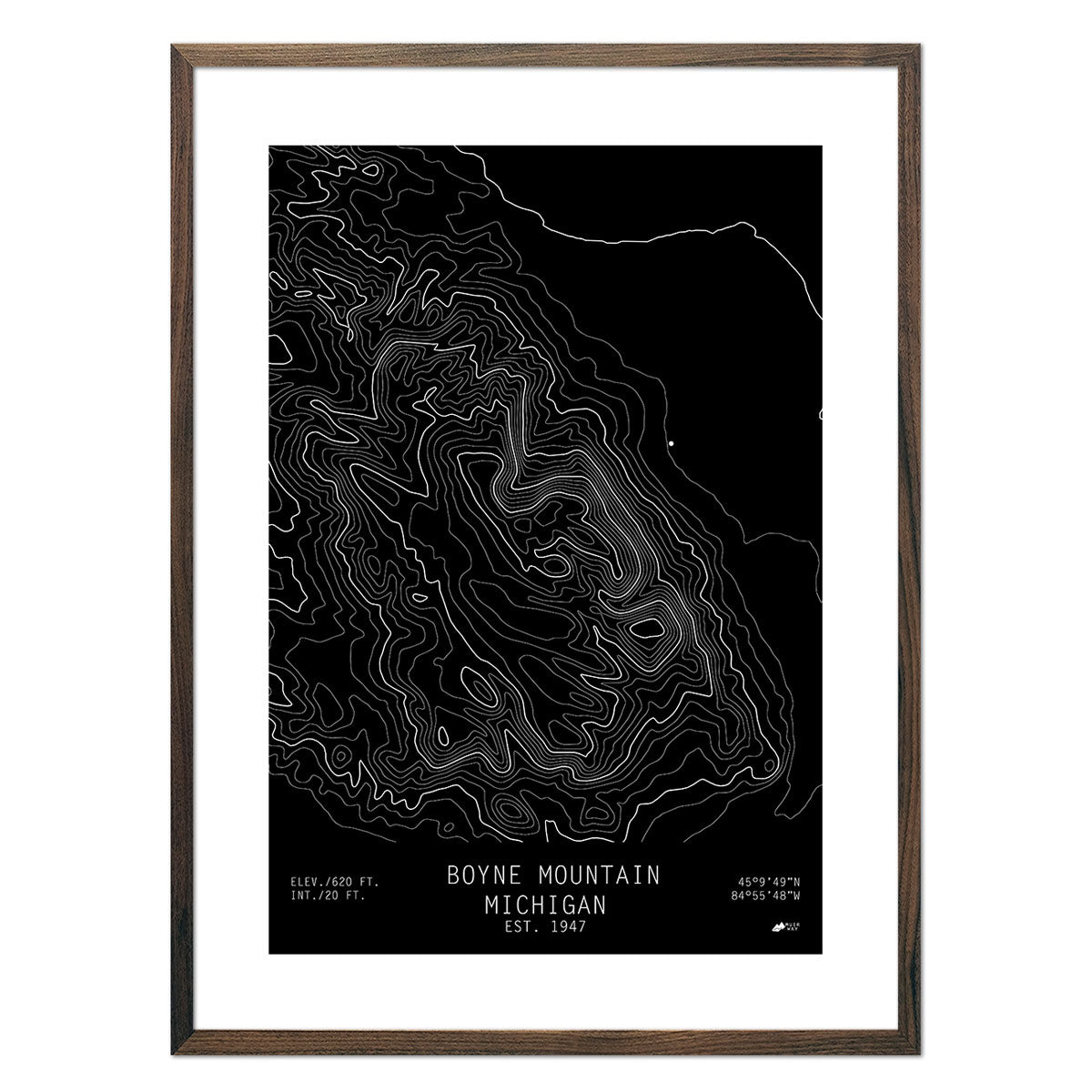 Boyne Mountain, Michigan - Muir Way - TOPO Series