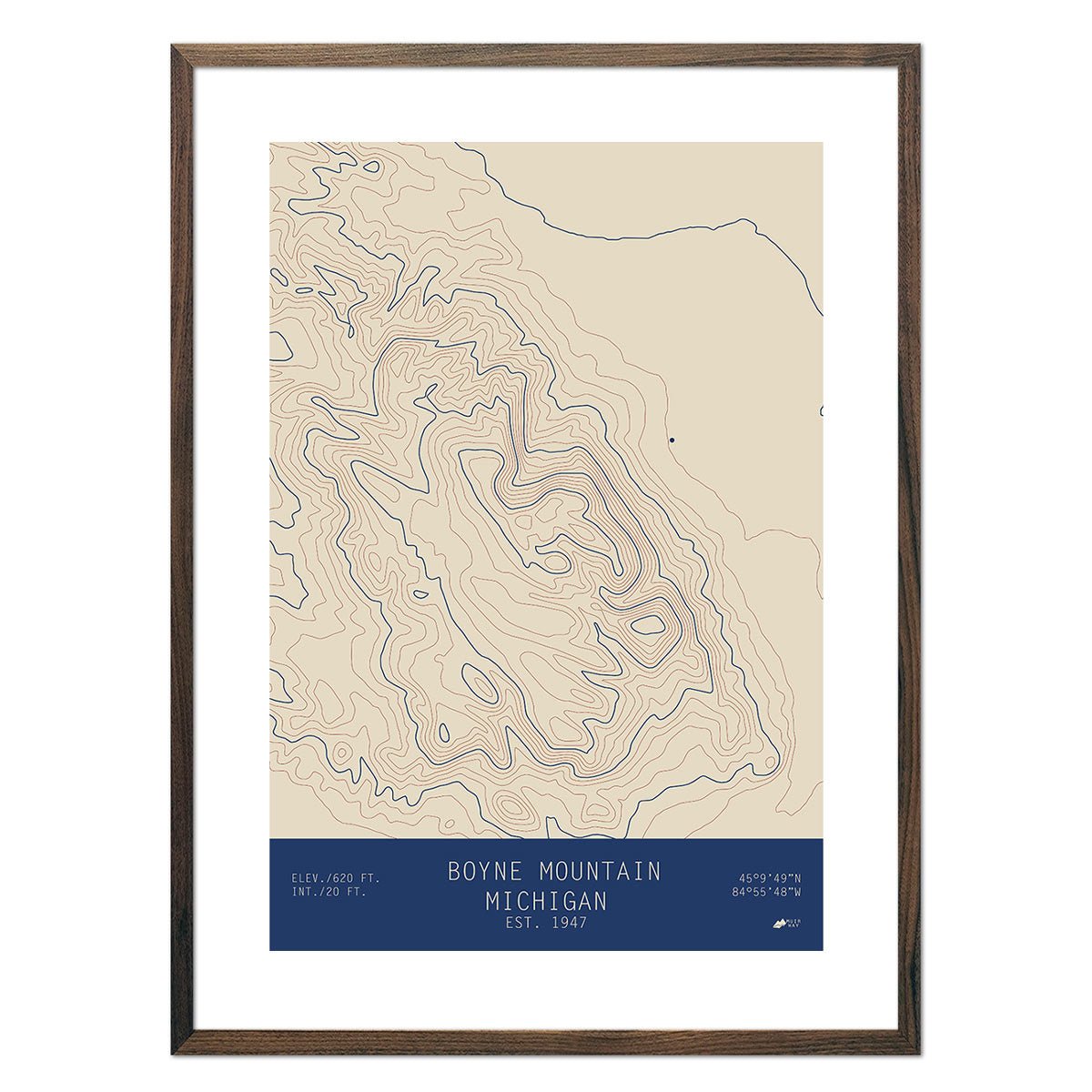 Boyne Mountain, Michigan - Muir Way - TOPO Series