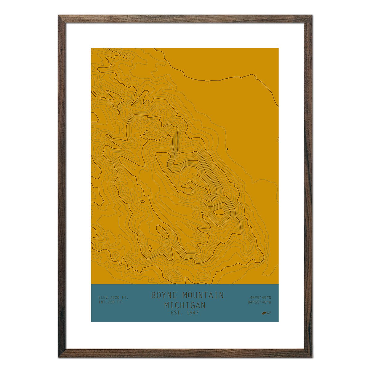 Boyne Mountain, Michigan - Muir Way - TOPO Series
