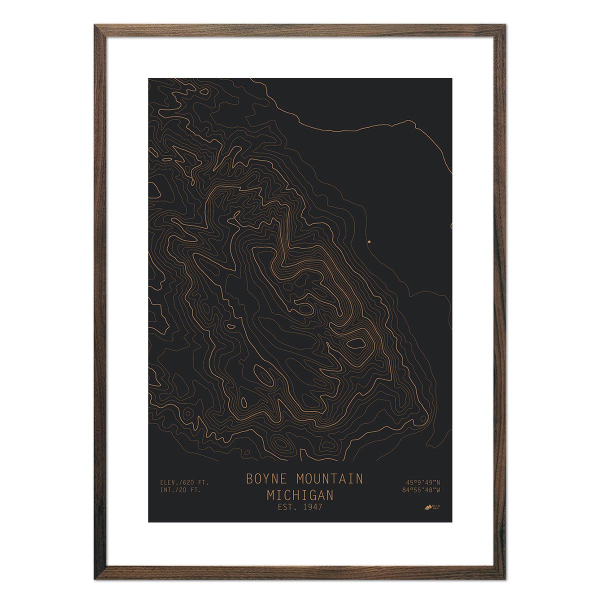 Boyne Mountain, Michigan - Muir Way - TOPO Series