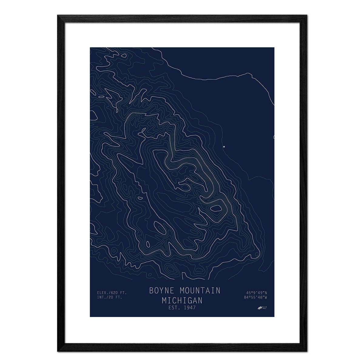 Boyne Mountain, Michigan - Muir Way - TOPO Series