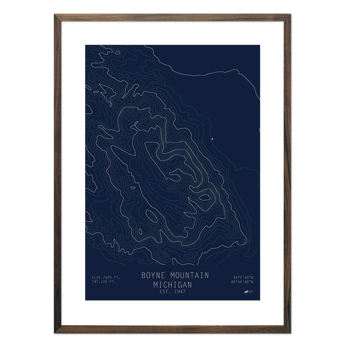 Boyne Mountain, Michigan - Muir Way - TOPO Series