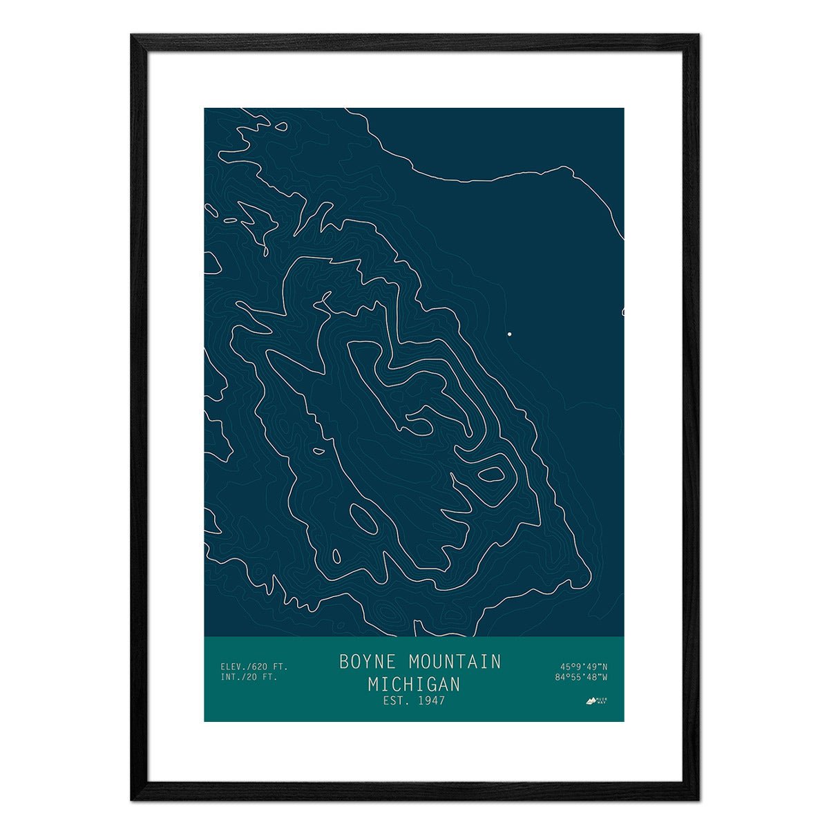Boyne Mountain, Michigan - Muir Way - TOPO Series