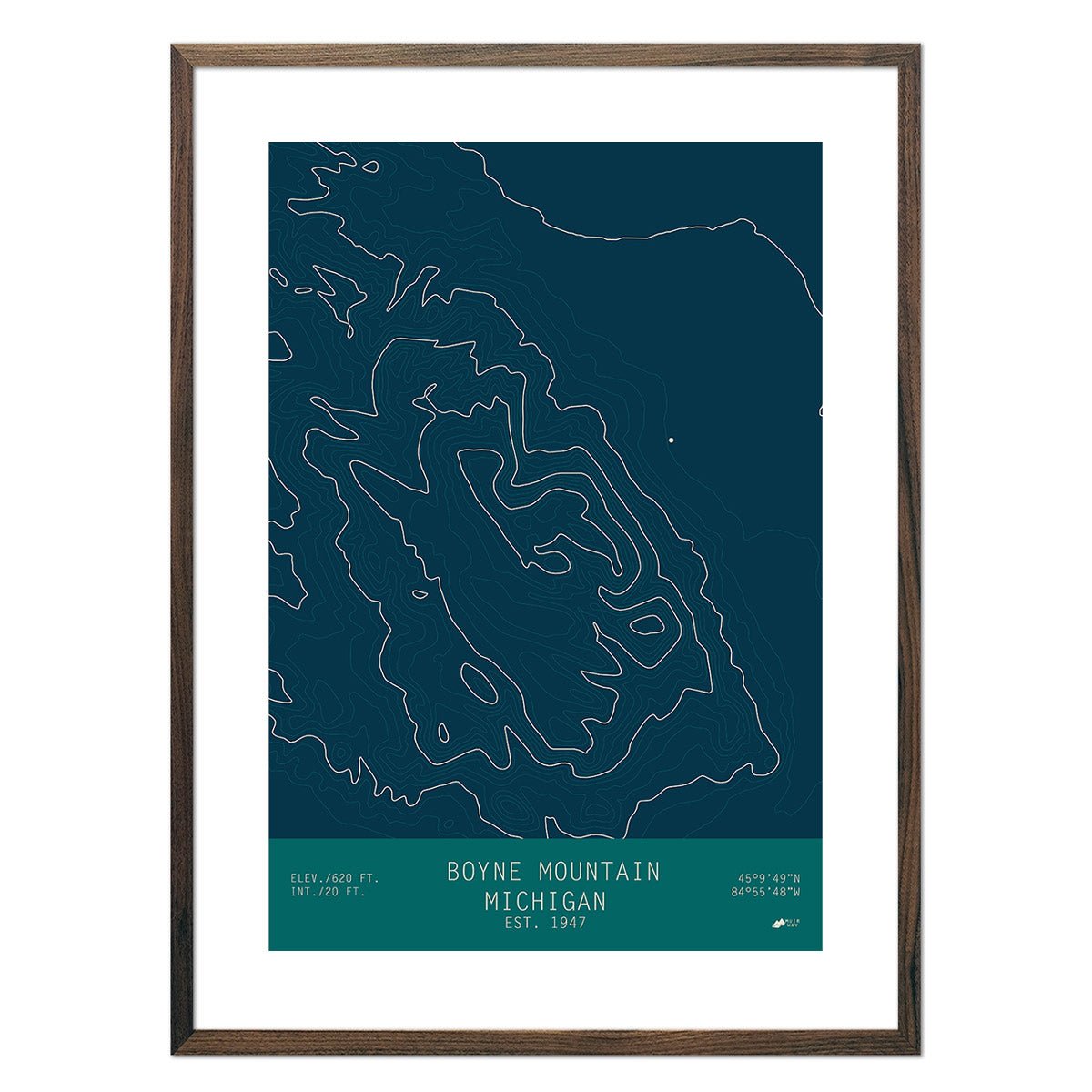 Boyne Mountain, Michigan - Muir Way - TOPO Series