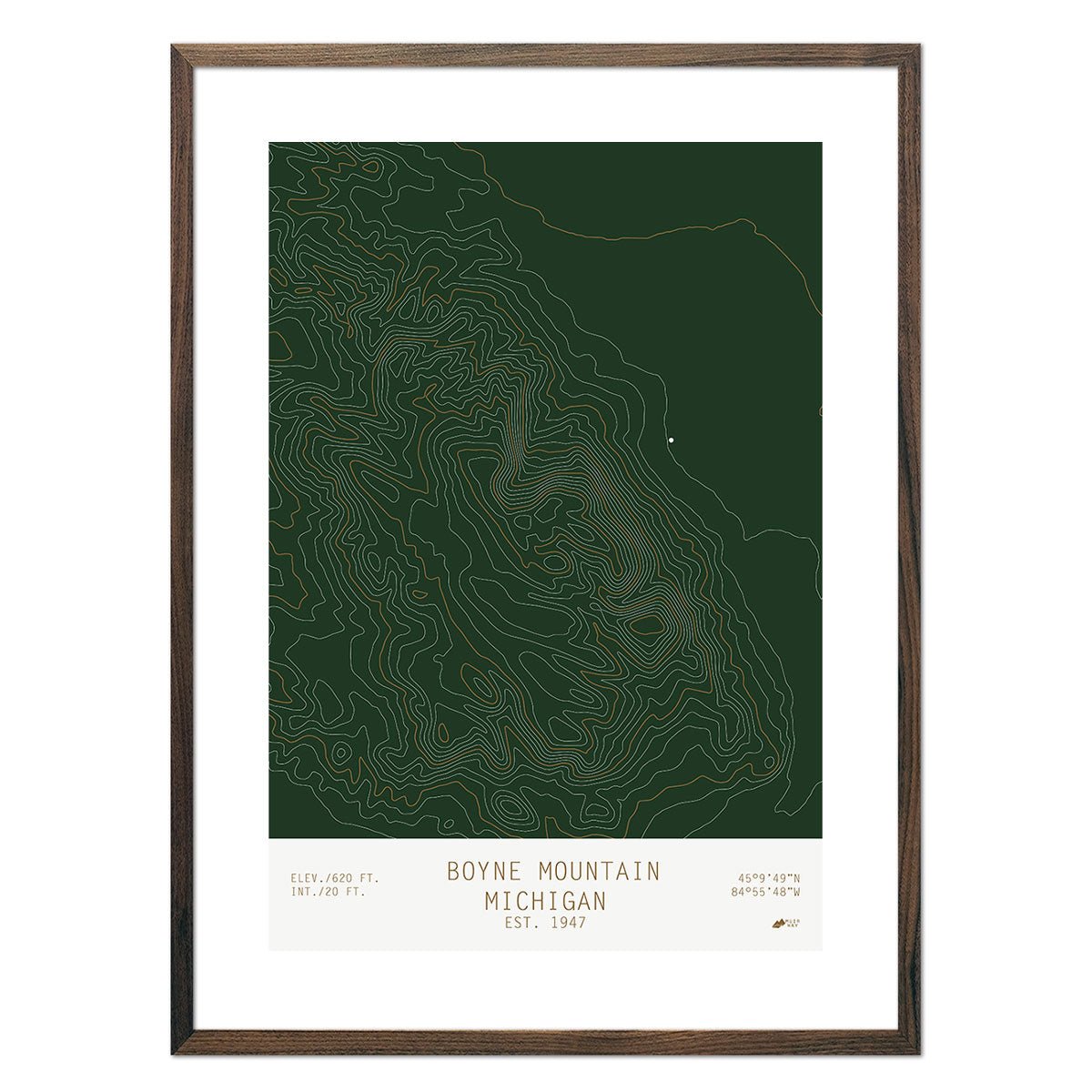 Boyne Mountain, Michigan - Muir Way - TOPO Series