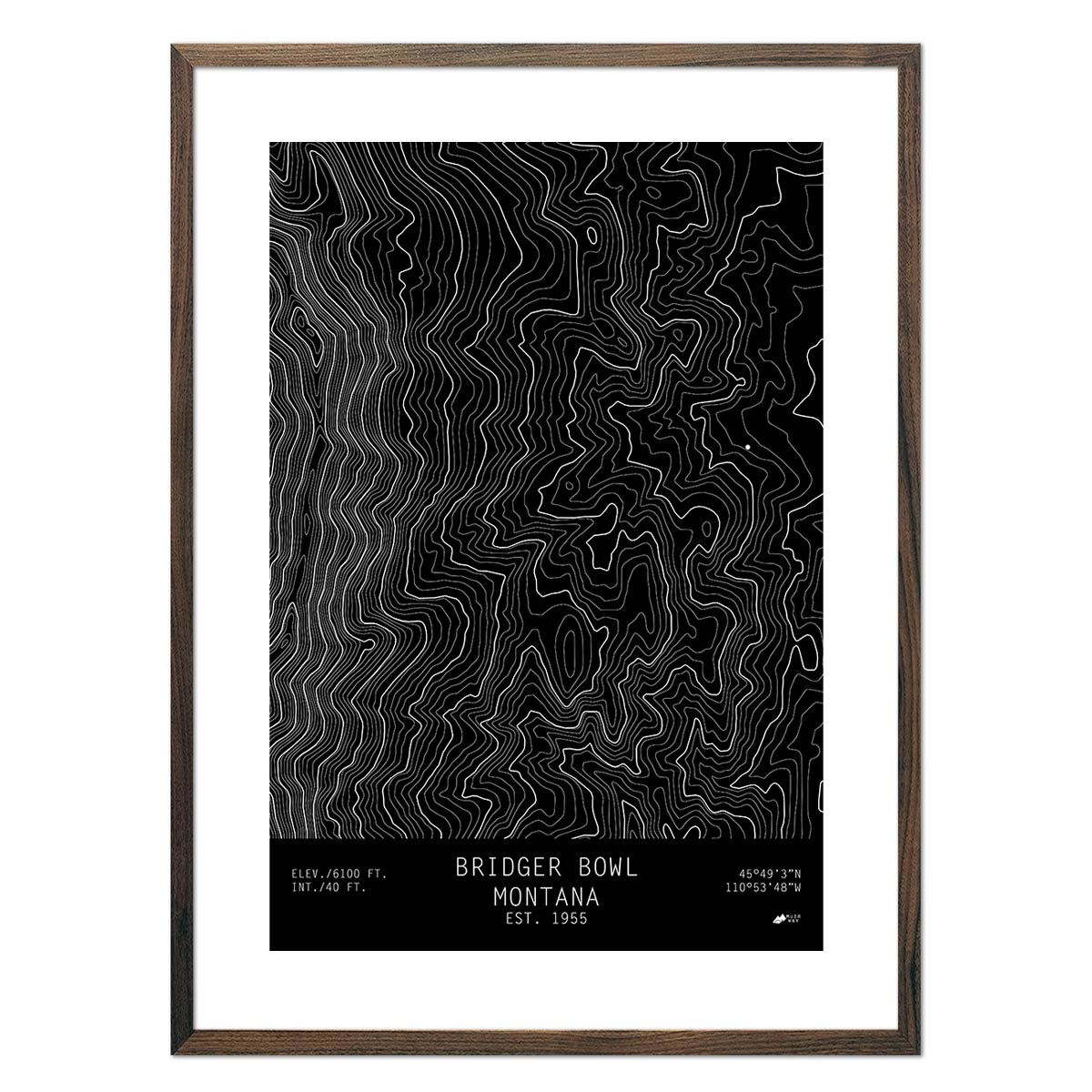 Bridger Bowl, Montana - Muir Way - TOPO Series