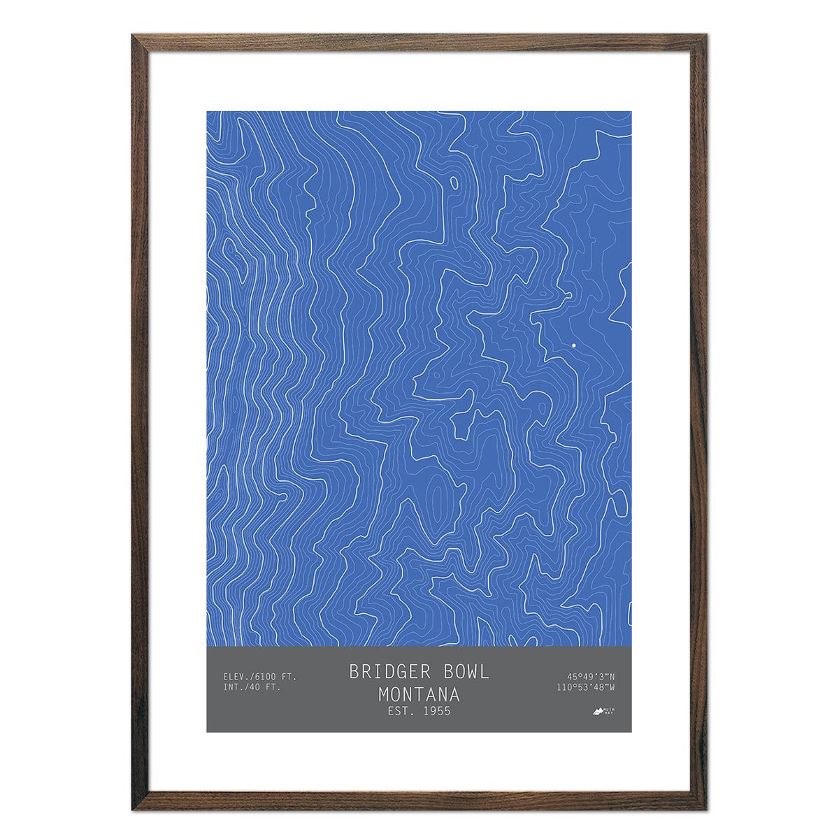 Bridger Bowl, Montana - Muir Way - TOPO Series