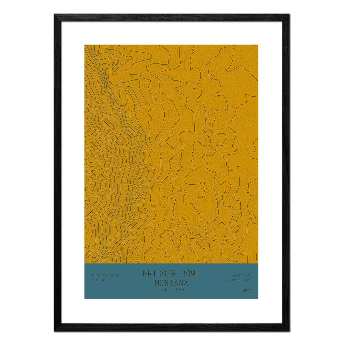 Bridger Bowl, Montana - Muir Way - TOPO Series