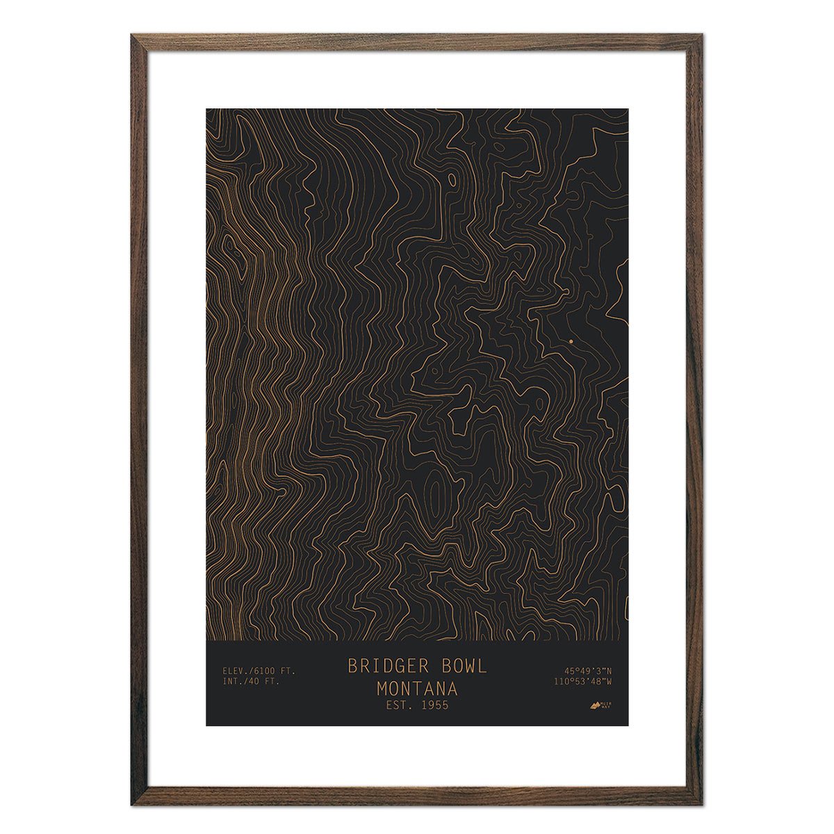 Bridger Bowl, Montana - Muir Way - TOPO Series