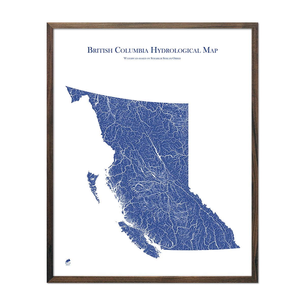 British Columbia Hydrological Map - Muir Way -
