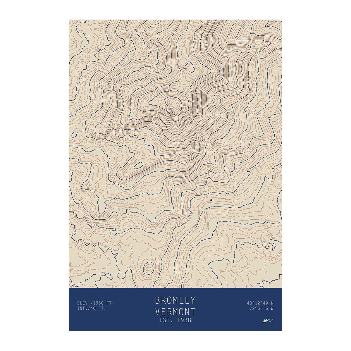 Bromley, Vermont - Muir Way - TOPO Series