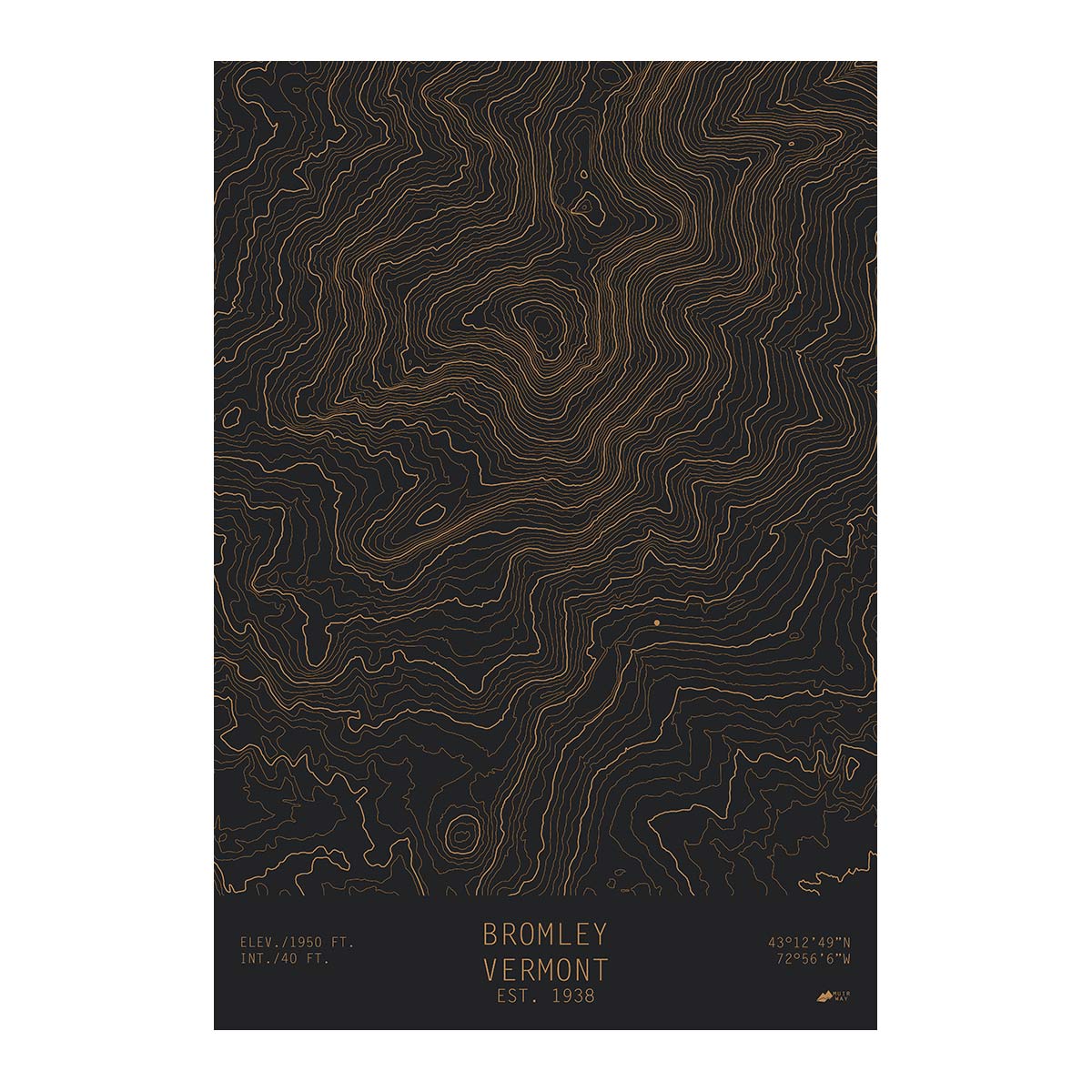 Bromley, Vermont - Muir Way - TOPO Series