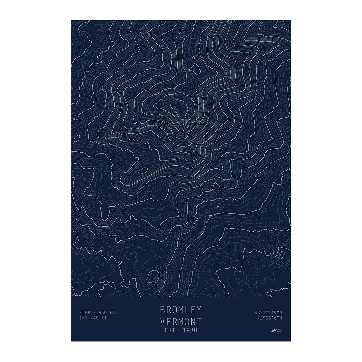 Bromley, Vermont - Muir Way - TOPO Series