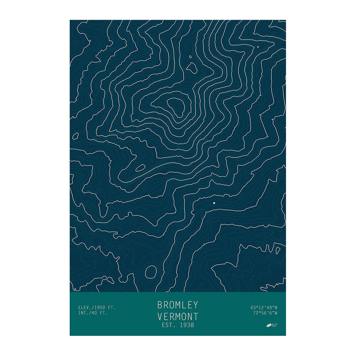 Bromley, Vermont - Muir Way - TOPO Series