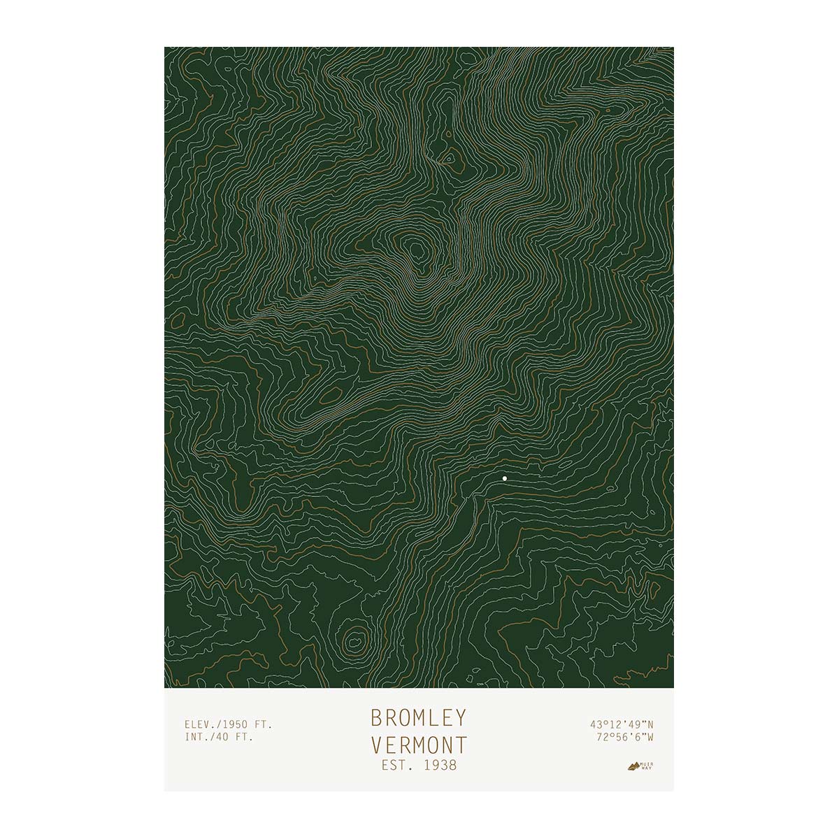Bromley, Vermont - Muir Way - TOPO Series
