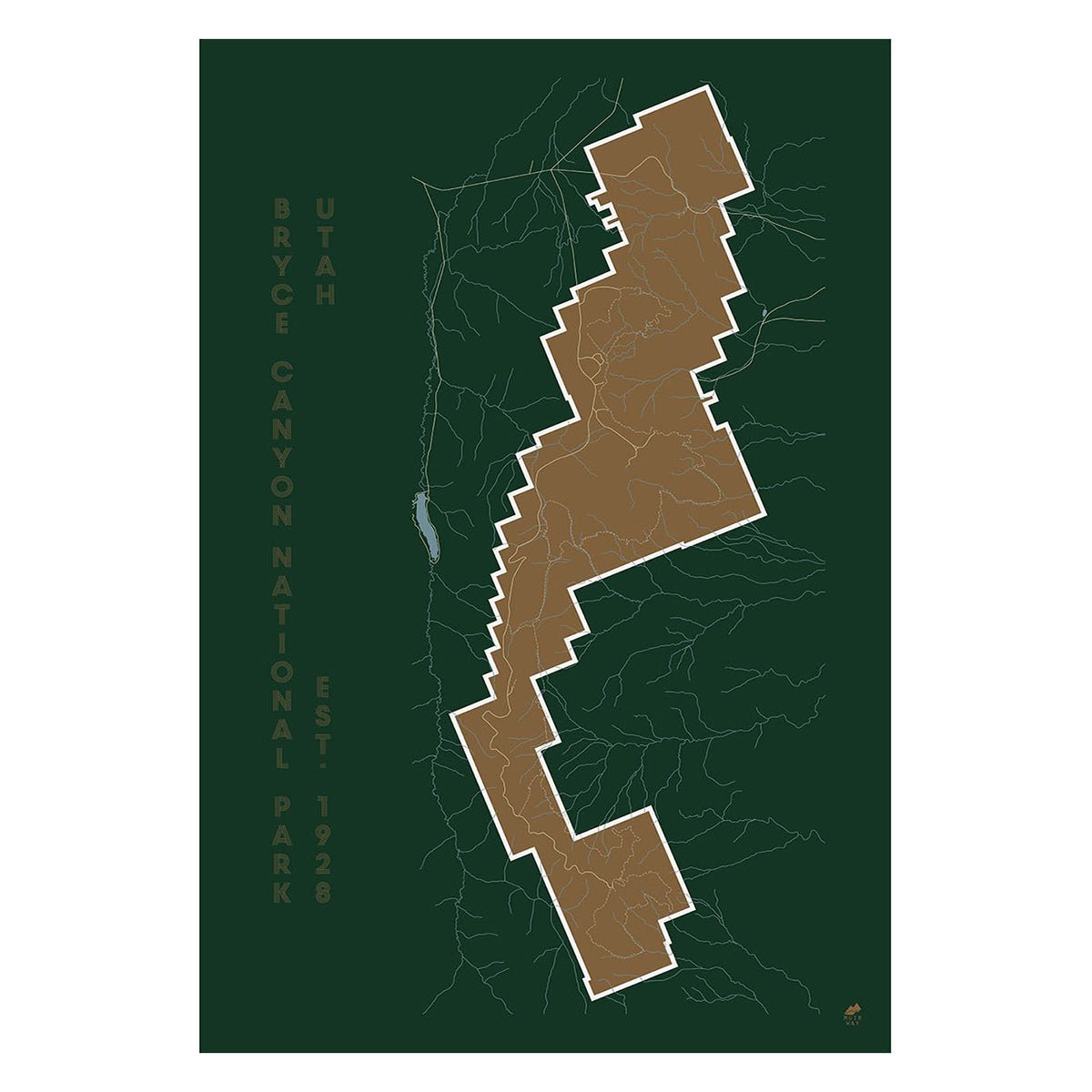 Bryce Canyon National Park Map - Muir Way - National Park