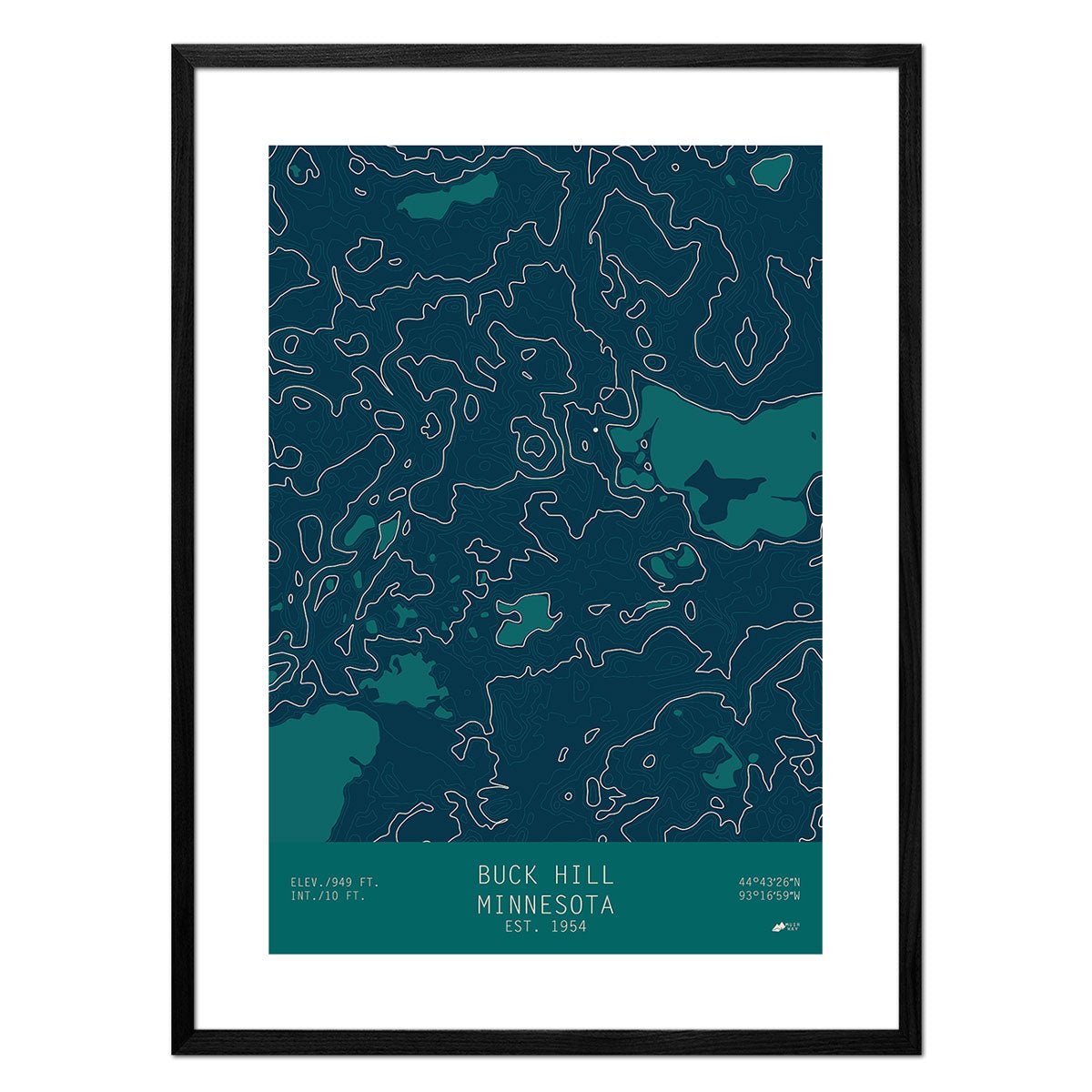 Buck Hill, Minnesota - Muir Way - TOPO Series