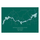 Buffalo National River Map - Muir Way - National Park