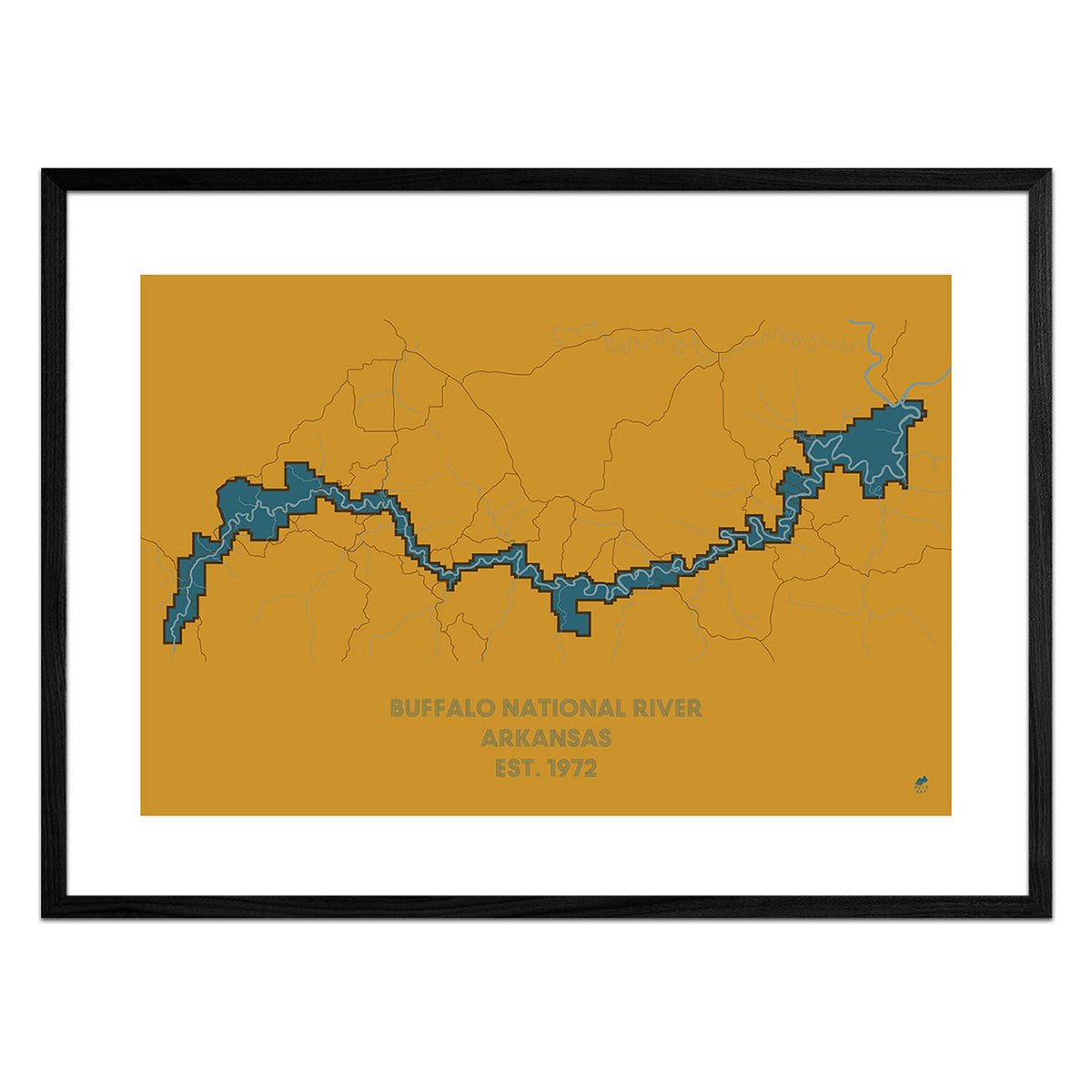 Buffalo National River Map - Muir Way - National Park