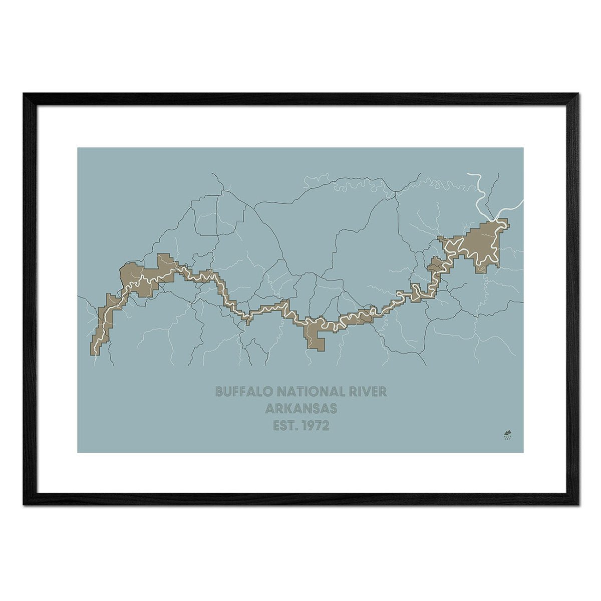 Buffalo National River Map - Muir Way - National Park