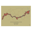 Buffalo National River Map - Muir Way - National Park