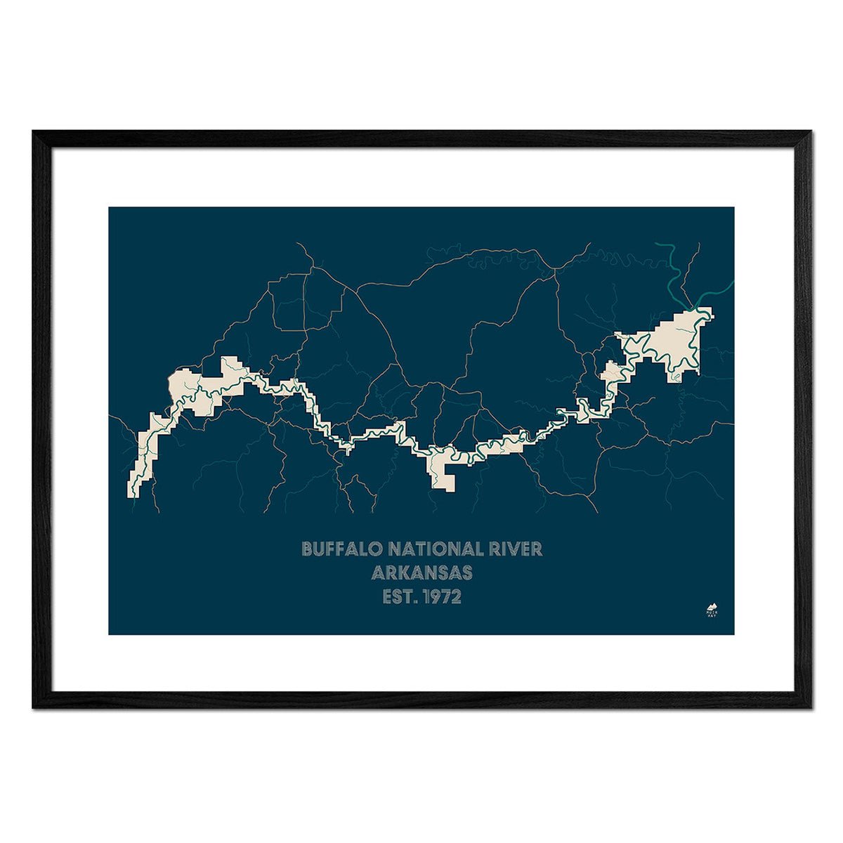 Buffalo National River Map - Muir Way - National Park
