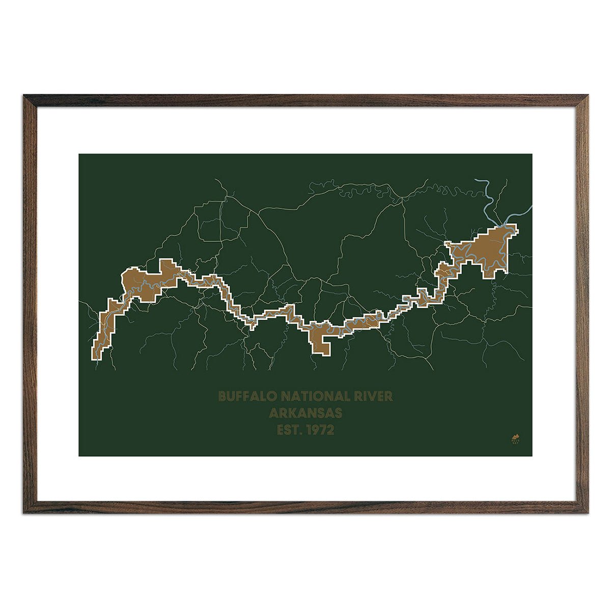 Buffalo National River Map - Muir Way - National Park