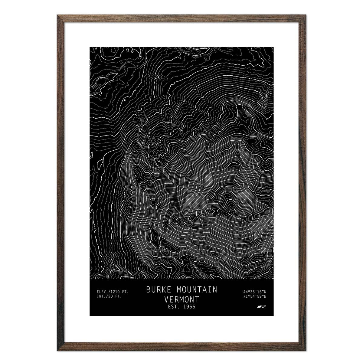 Burke Mountain, Vermont - Muir Way - TOPO Series