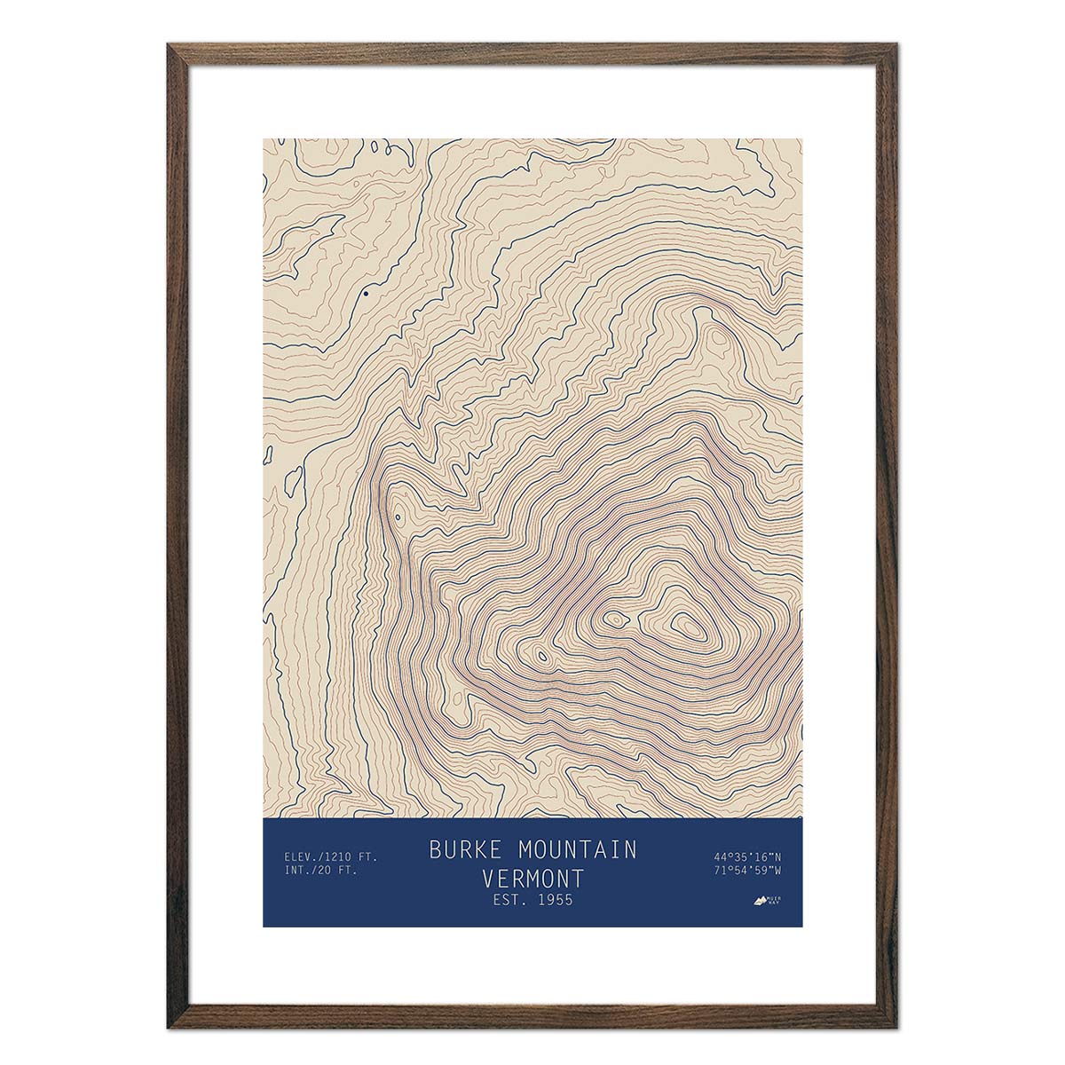Burke Mountain, Vermont - Muir Way - TOPO Series