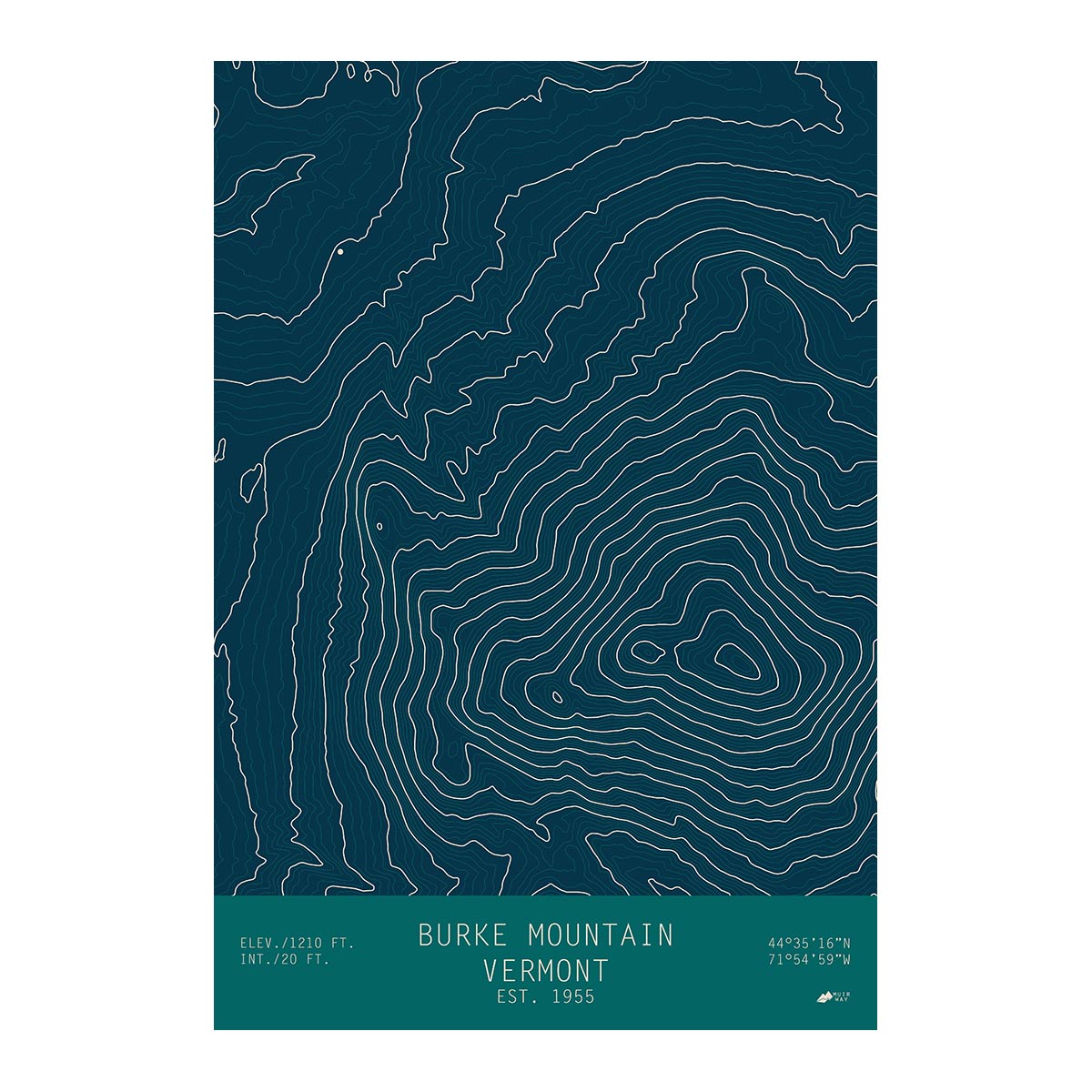 Burke Mountain, Vermont - Muir Way - TOPO Series