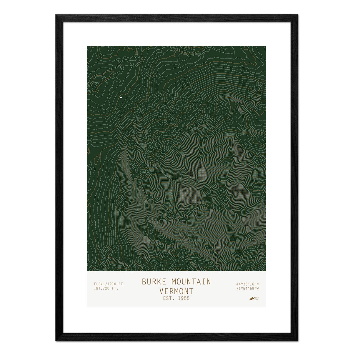 Burke Mountain, Vermont - Muir Way - TOPO Series