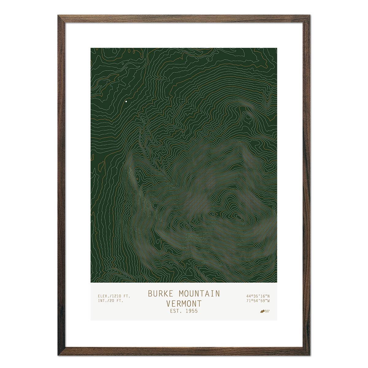 Burke Mountain, Vermont - Muir Way - TOPO Series