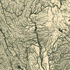California Hydrological Map – Canvas Green - Muir Way - Hydrology