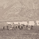 Camp of the USGS at Ogden, Utah, Yellowstone 1873 - Muir Way - Photograph